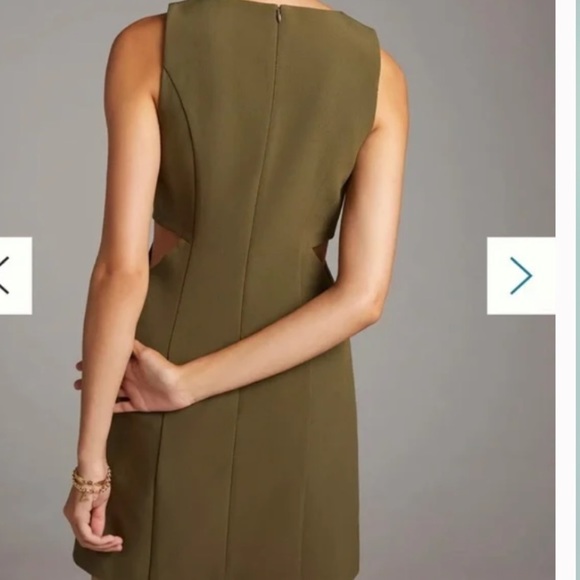 Anthropologie NWT Cut-Out Shift Dress Size L. - Picture 2 of 7